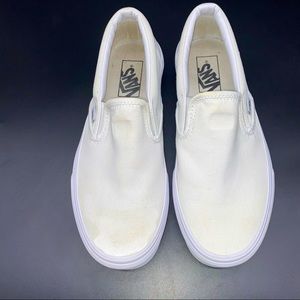 Vans Asher Canvas Sneaker True White Women’s Size 7.5